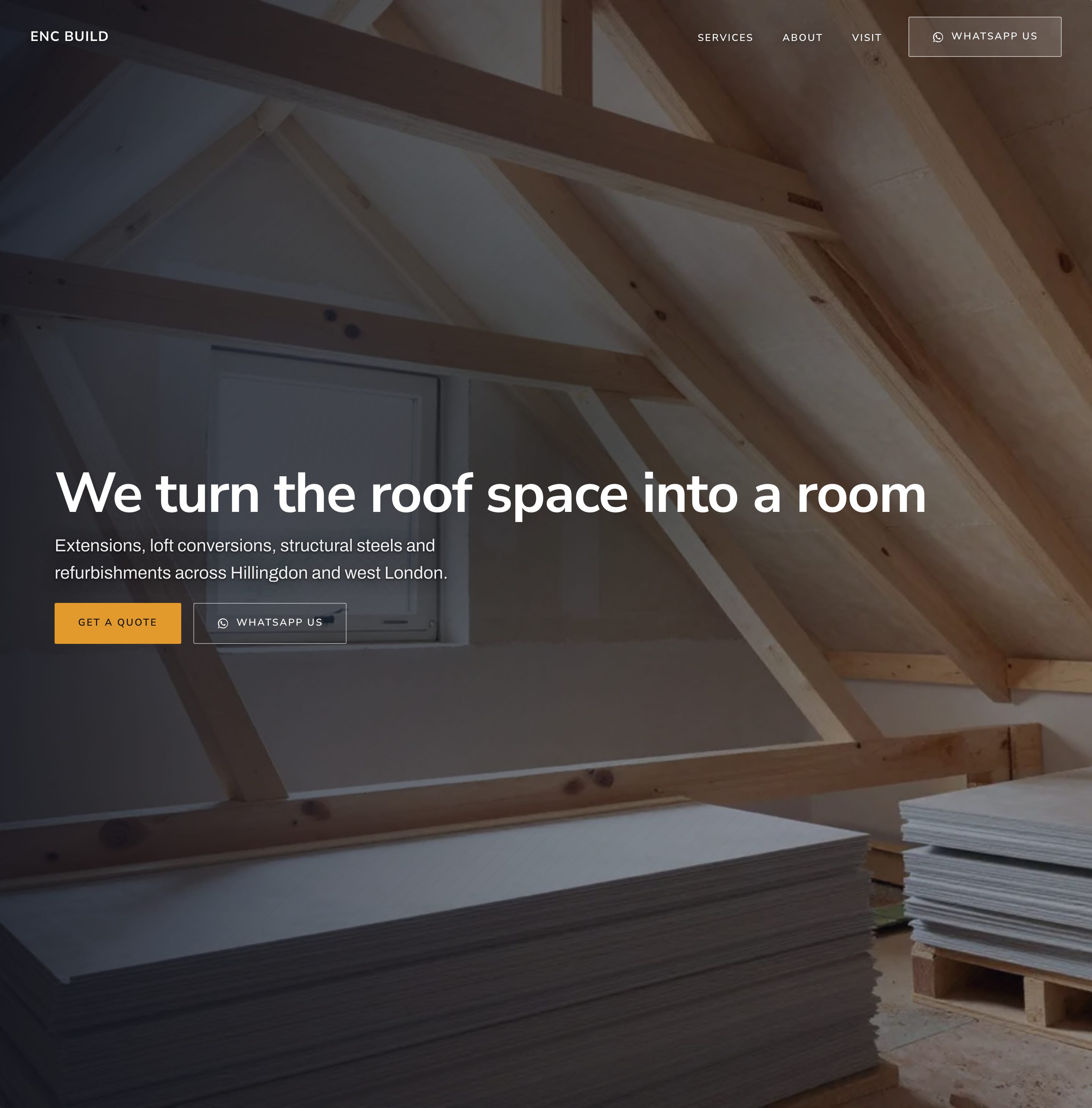 An example website for a plumbing business