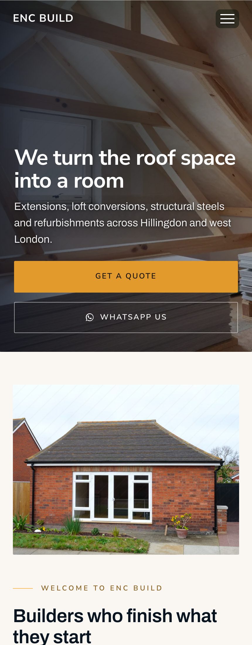 An example website for a plumbing business